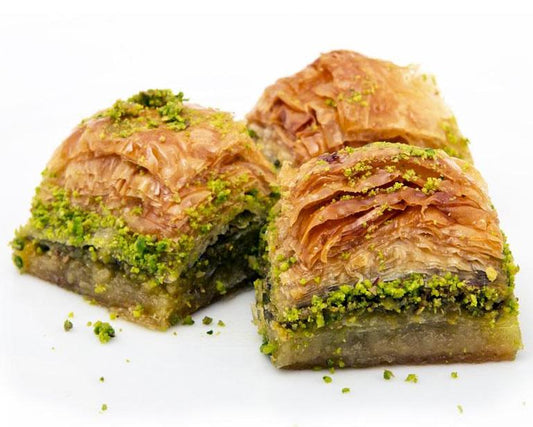 Multi-layers Square Shape Baklava with Pistachio
